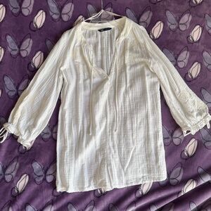 ZARA embroidered romper size S